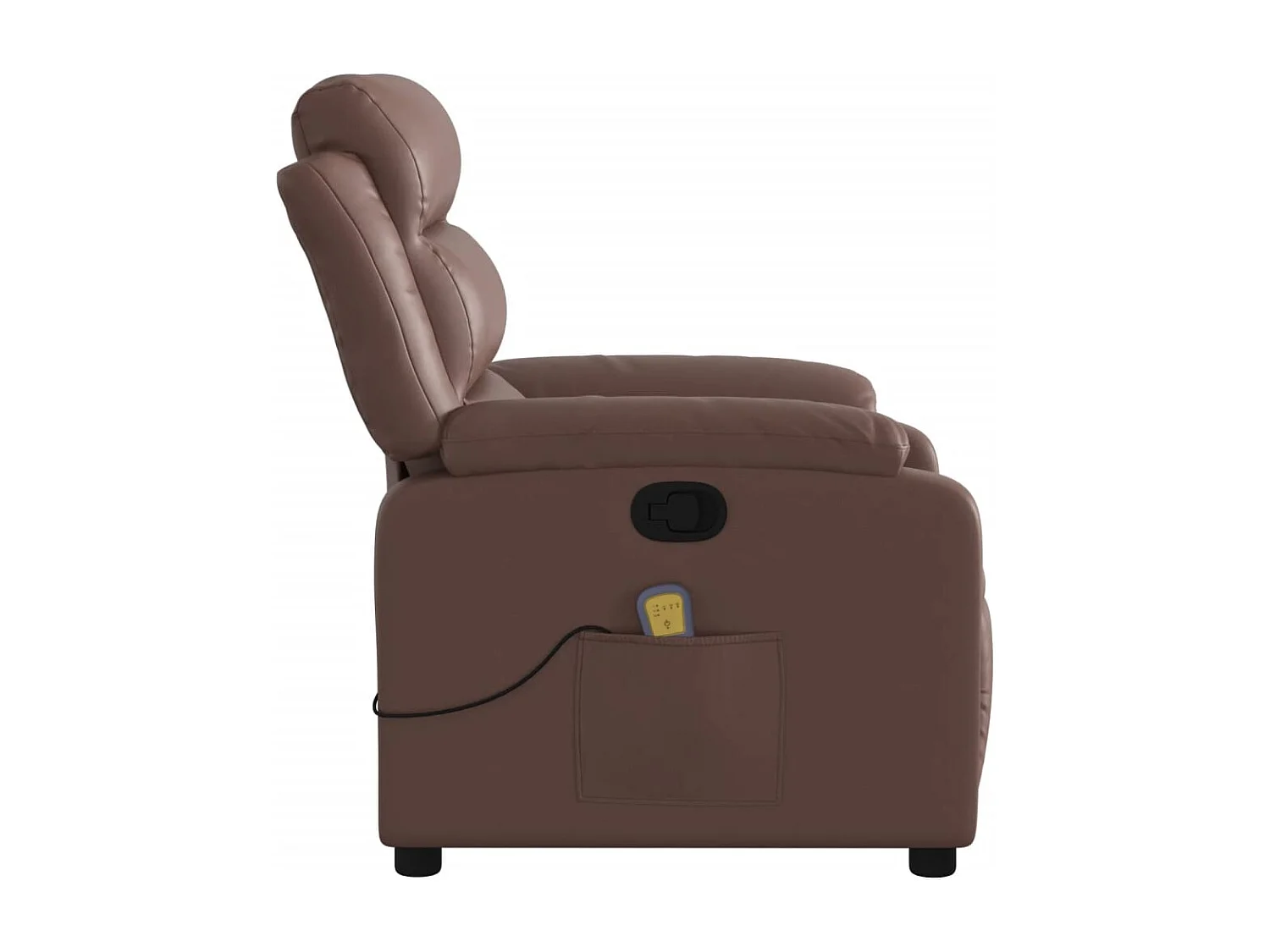Relaxsessel | Massagesessel Braun Kunstleder SHL45703