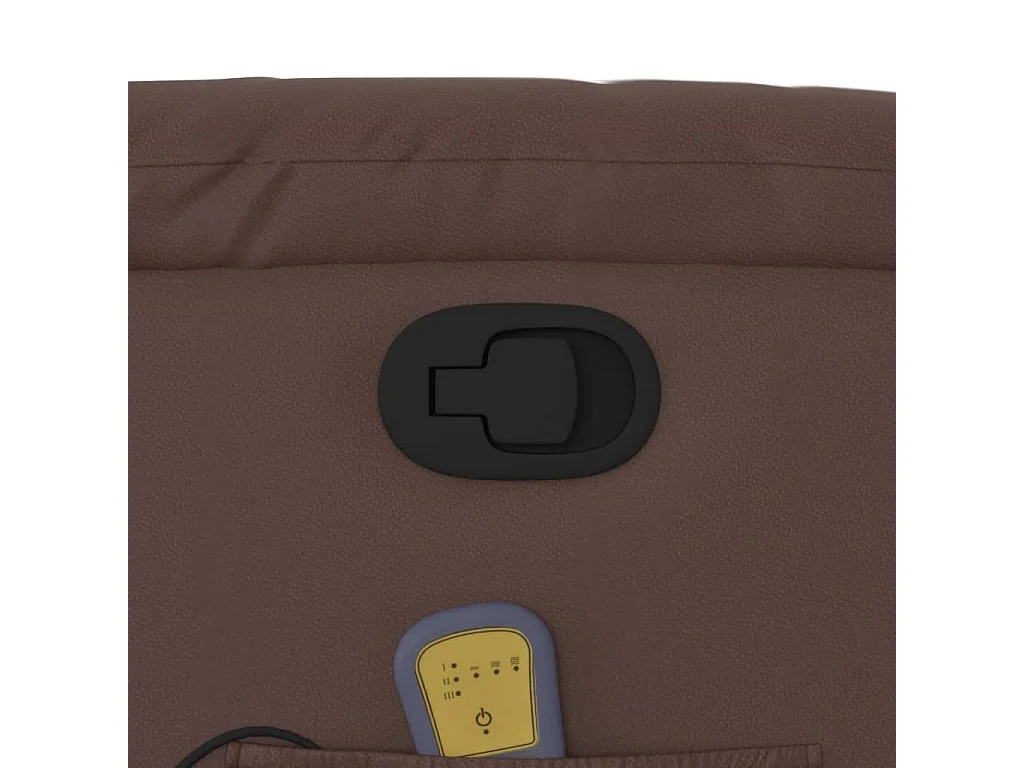 Relaxsessel | Massagesessel Braun Kunstleder SHL45703