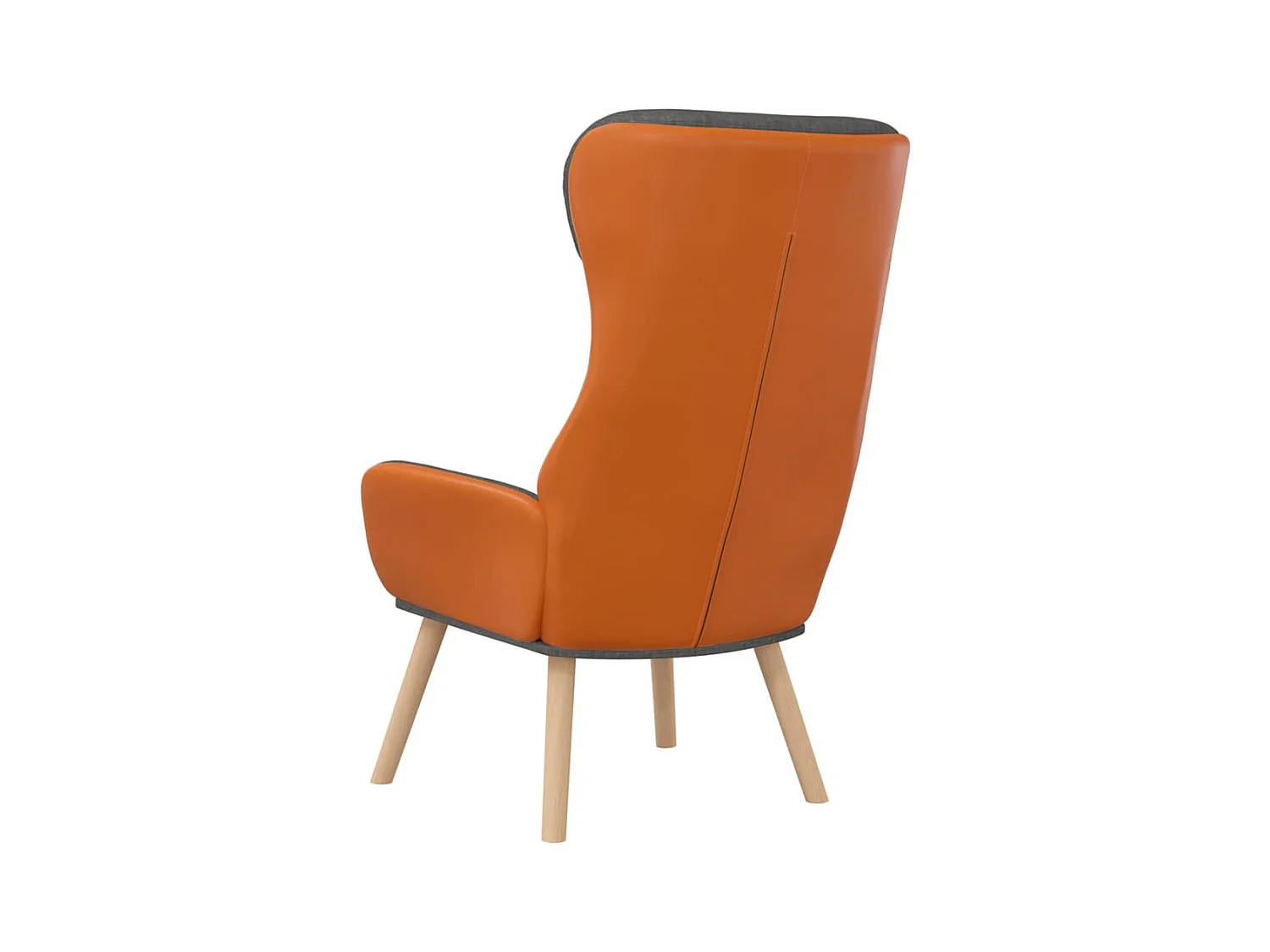 Sillón de relax | Silla de relax de tela y PVC gris oscuro SHL6763