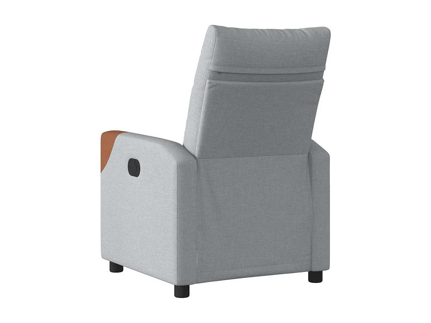 Relaxsessel Elektrisch | Lounge Sessel indoor Hellgrau Stoff SHL23065