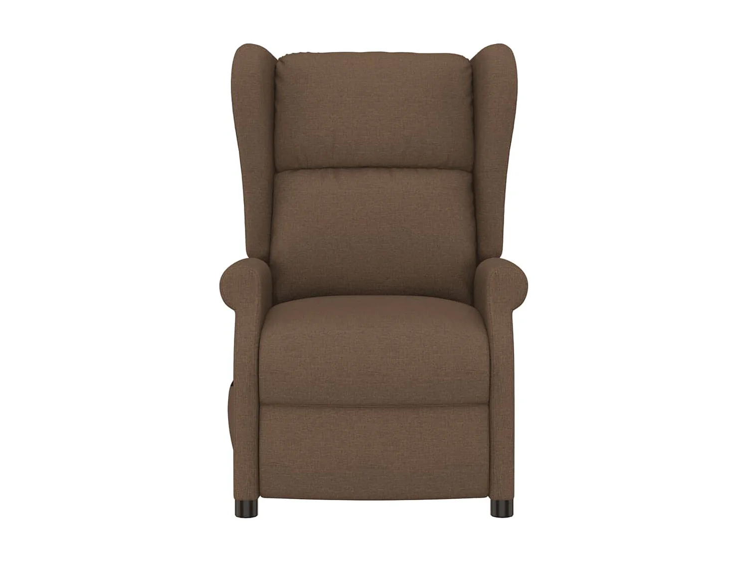 Fauteuil inclinable électrique-Chaise de relax à oreilles marron tissu SHL3221