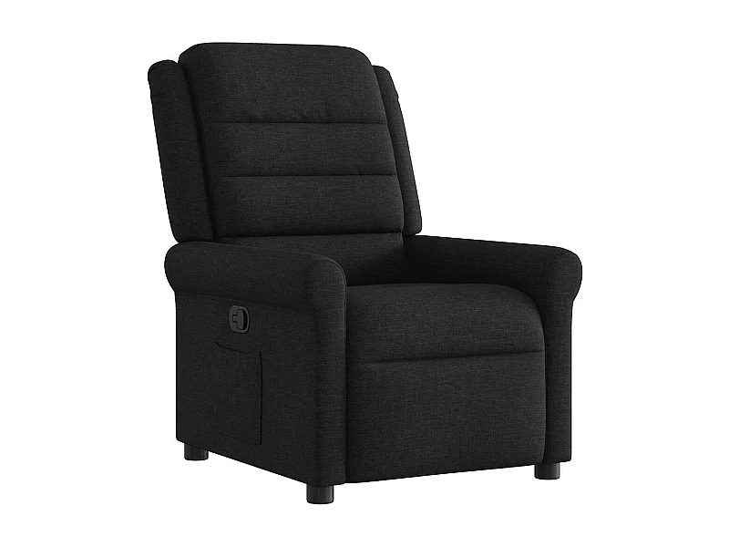 Sillón de relax | Silla | Sillón reclinable de tela negro SHL5960