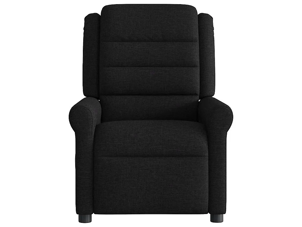 Fauteuil inclinable-Chaise de relax-Fauteuil TV Noir Tissu SHL5215