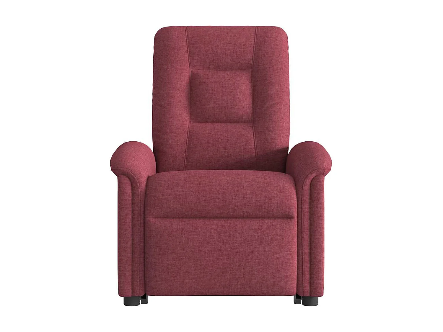 Fauteuil inclinable-Chaise de relax-Fauteuil TV rouge bordeaux tissu SHL1387