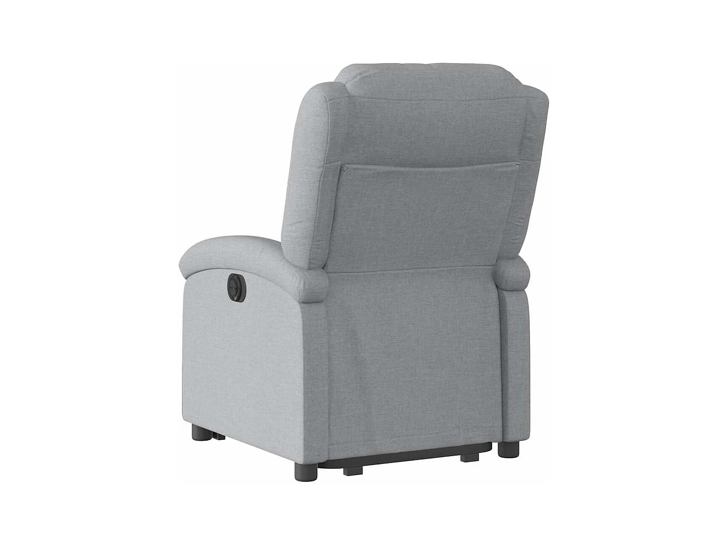 Silla de relax | Sillón eléctrico reclinable elevable de tela gris claro SHL3905