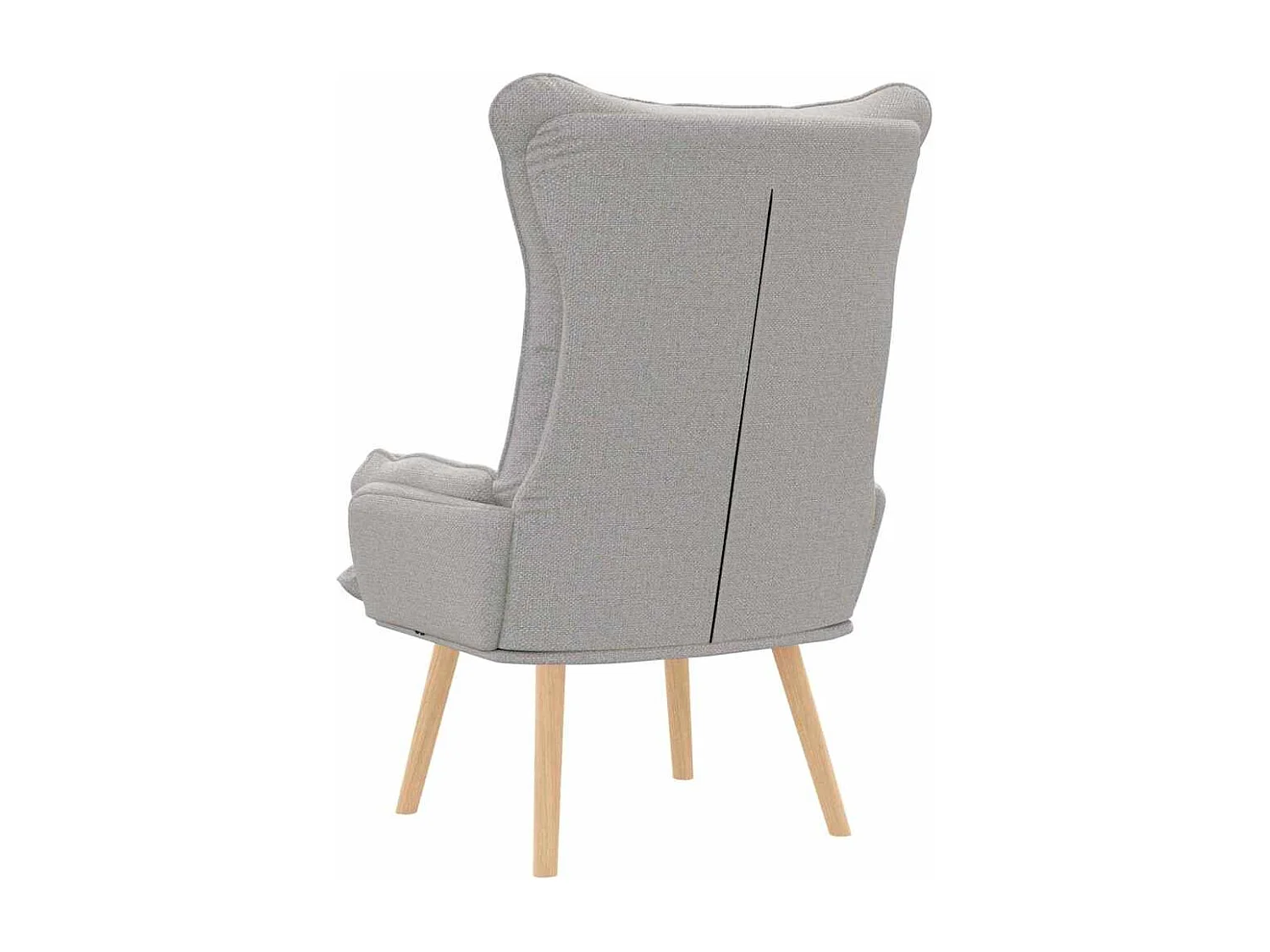 Fauteuil Salon-Chaise de relax Gris nuage 69x74x93 cm tissu SHL4120