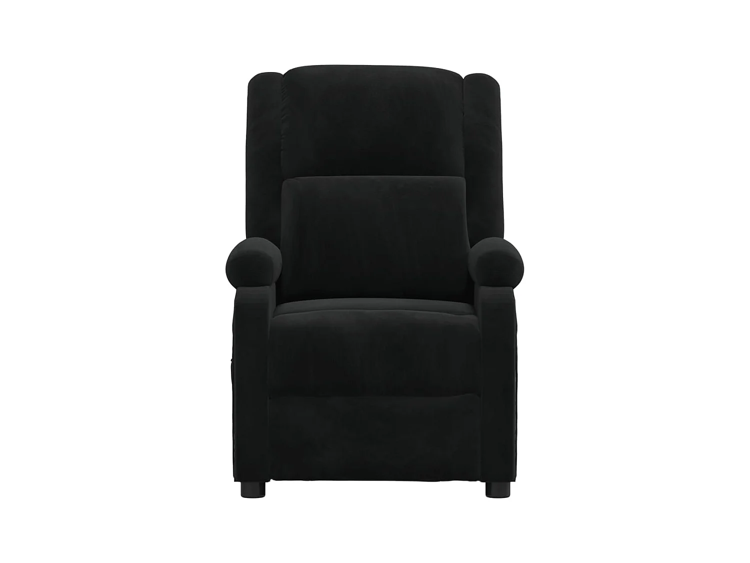 Sillón de relax | Silla | Sillón reclinable de terciopelo negro SHL8546