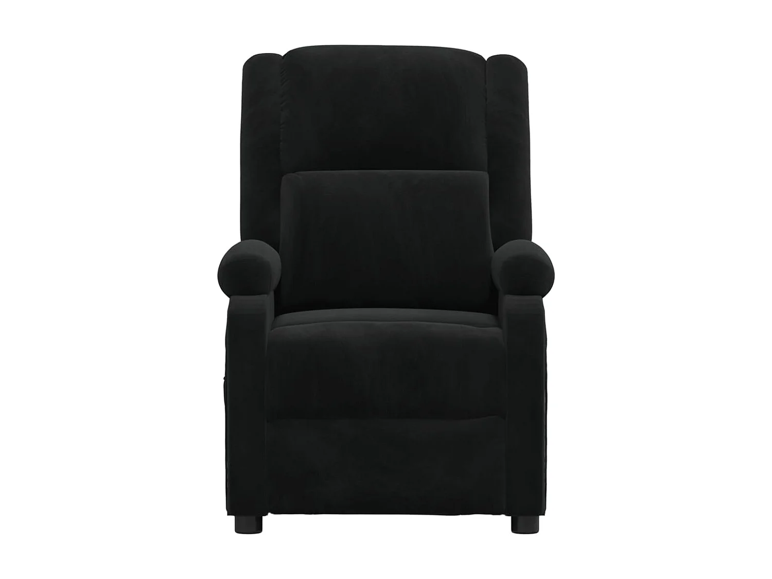 Sillón de relax | Silla | Sillón reclinable de terciopelo negro SHL8546