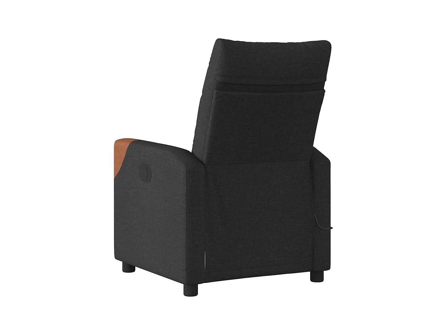 Sillón de relax | Sillón reclinable de masaje de tela negro SHL5010