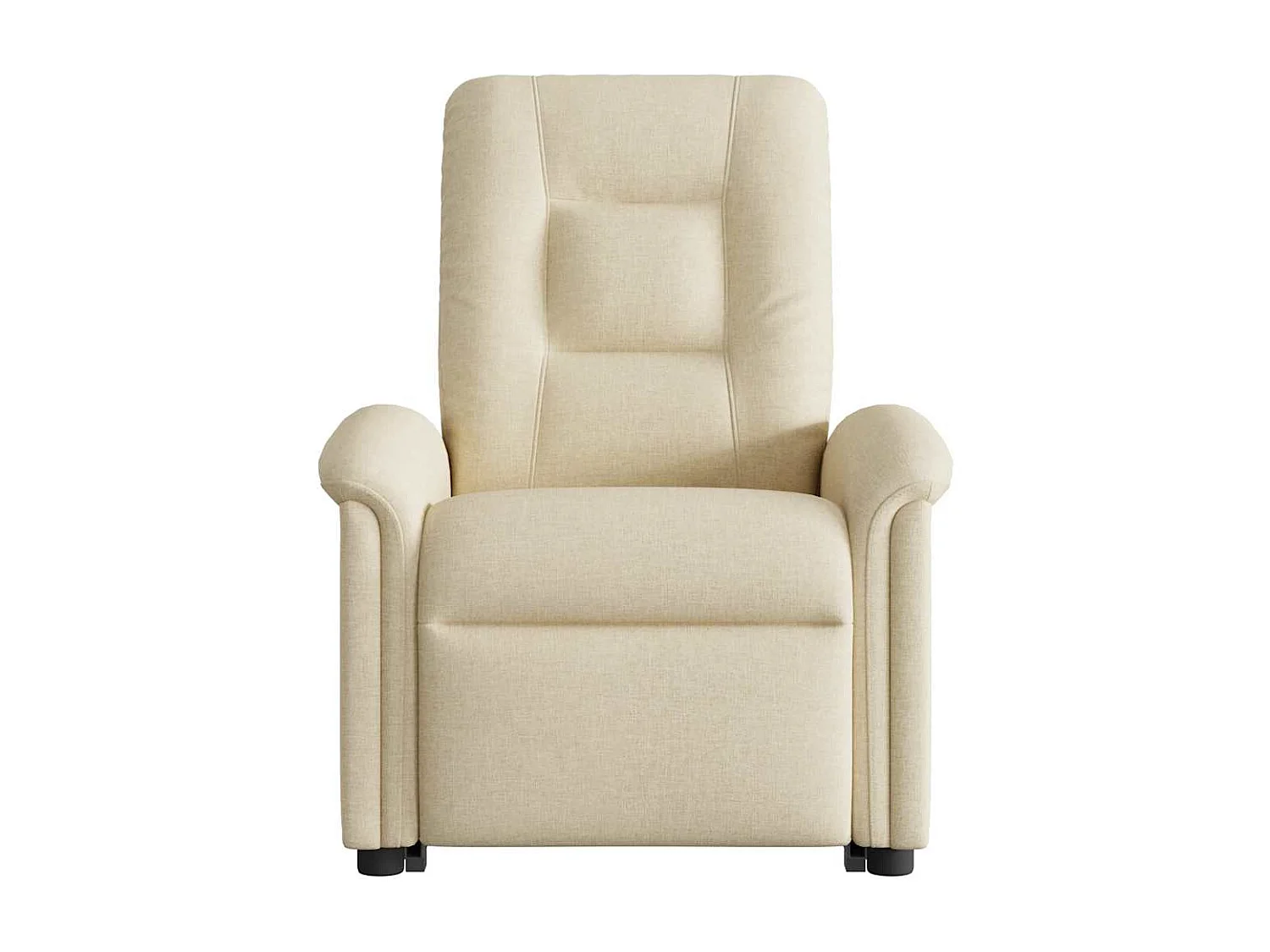 Silla de relax | Sillón eléctrico reclinable elevable de tela color crema SHL4732
