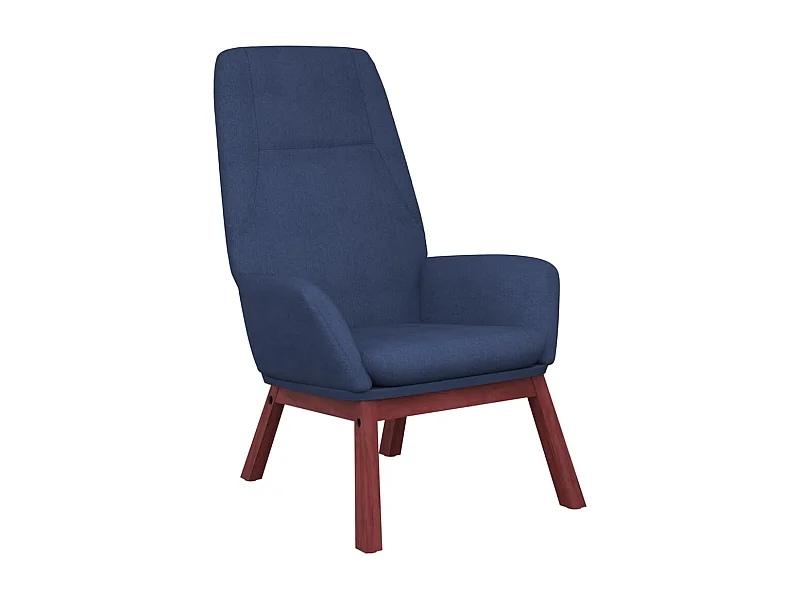 Chaise de relaxation-Fauteuil de Salon Bleu Tissu SHL2661