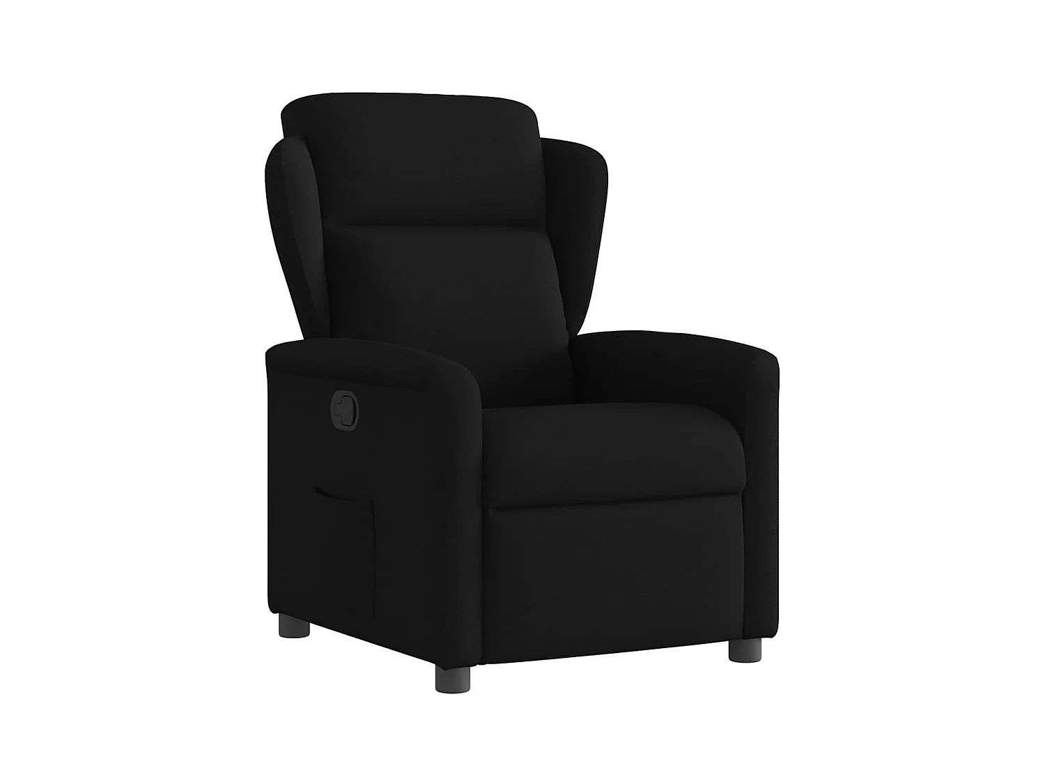 Poltrona Reclinável | Poltrona Confortável Relax tecido preto SHL676709