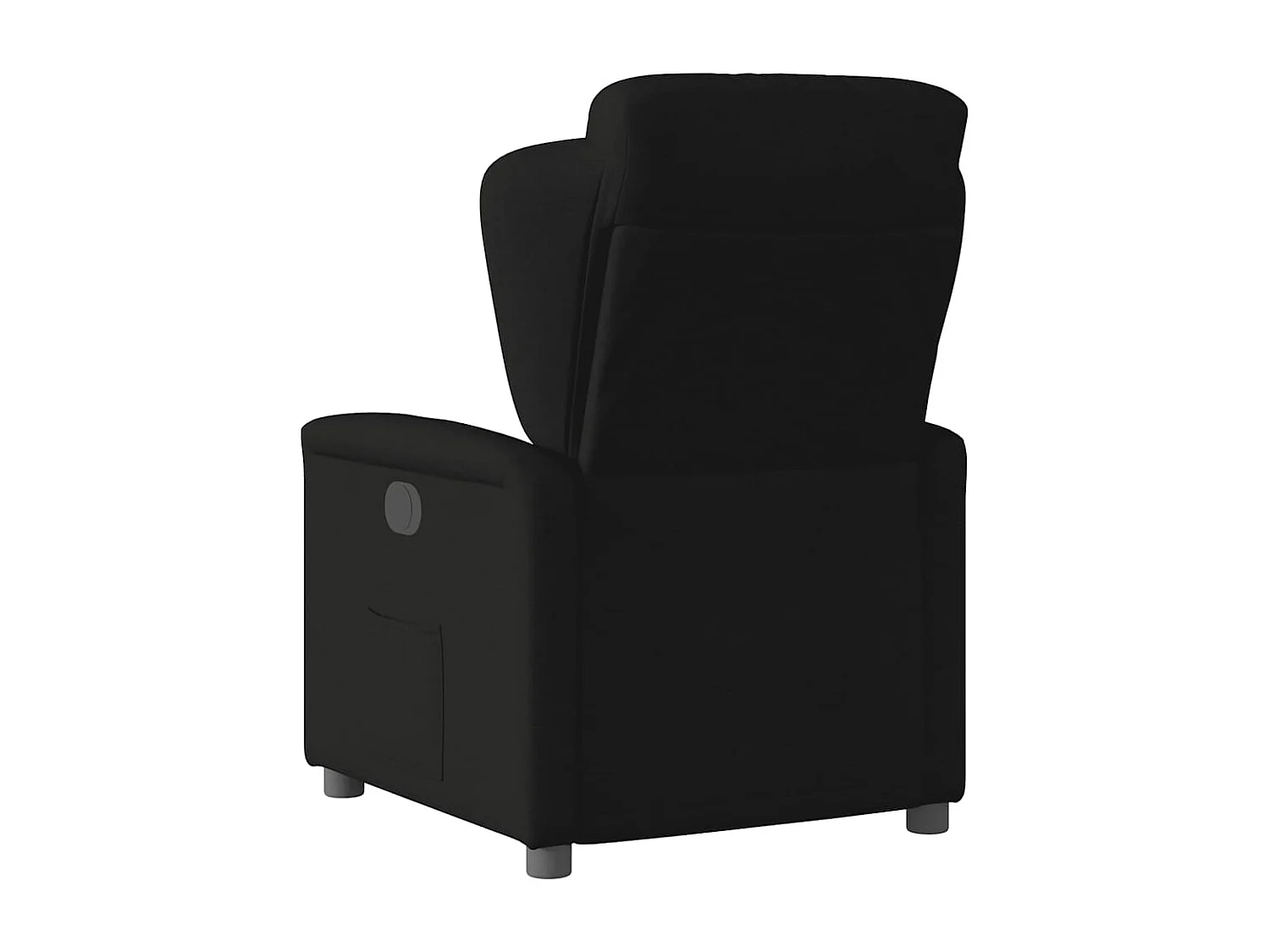 Fauteuil inclinable-Chaise de relax-Fauteuil TV Noir Tissu SHL1554