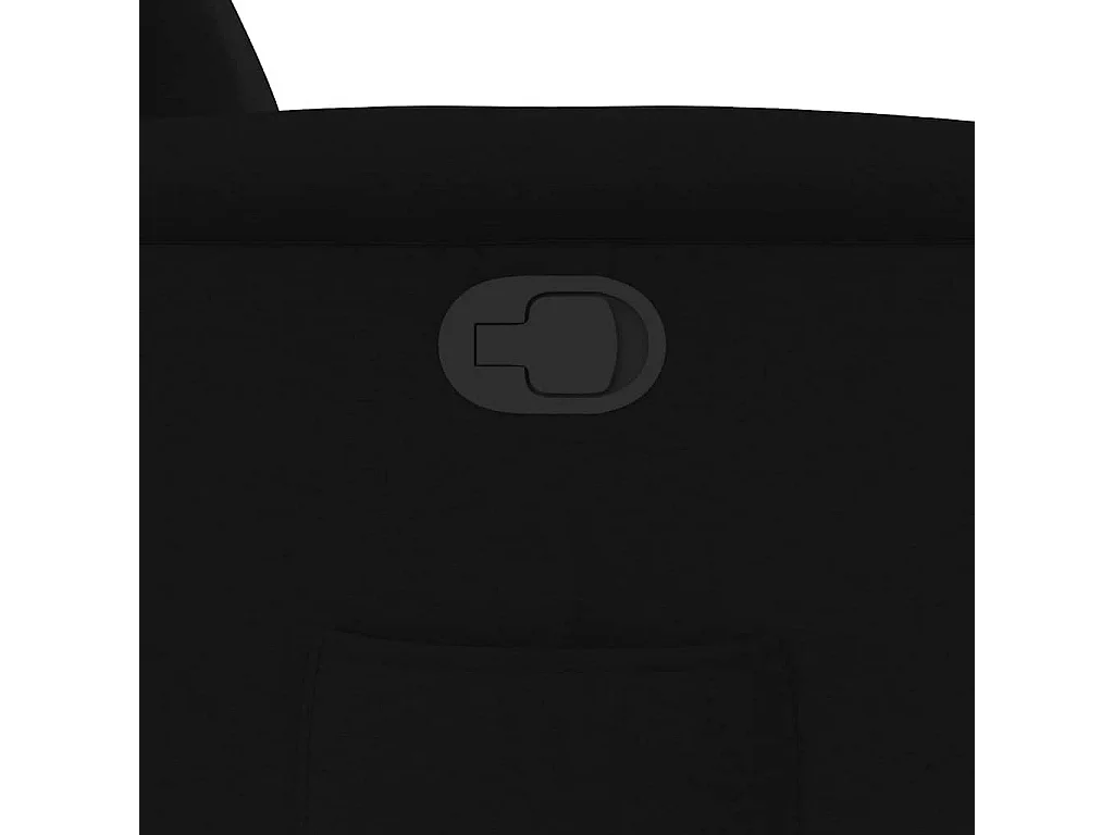 Fauteuil inclinable-Chaise de relax-Fauteuil TV Noir Tissu SHL1554