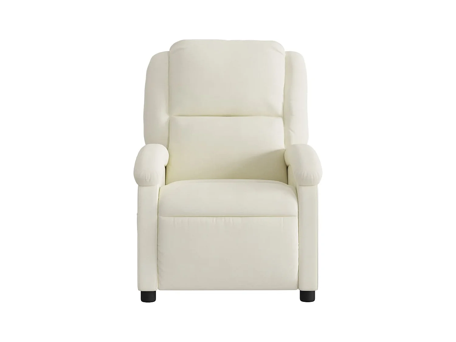 Sillón de relax | Silla | Sillón reclinable eléctrico de terciopelo blanco crema SHL9524