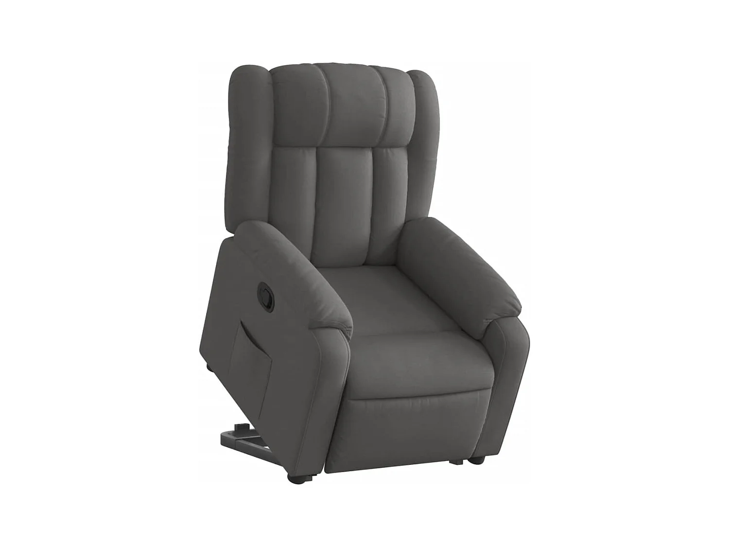 Sillón de relax | Silla | Sillón reclinable elevable de tela gris oscuro SHL5509