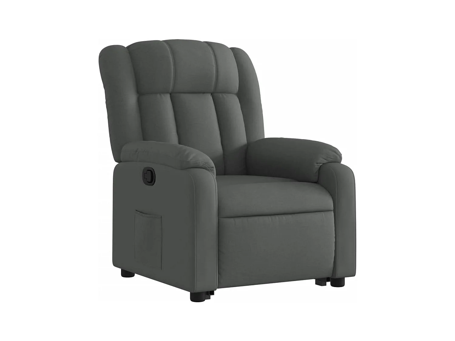 Sillón de relax | Silla | Sillón reclinable elevable de tela gris oscuro SHL5509