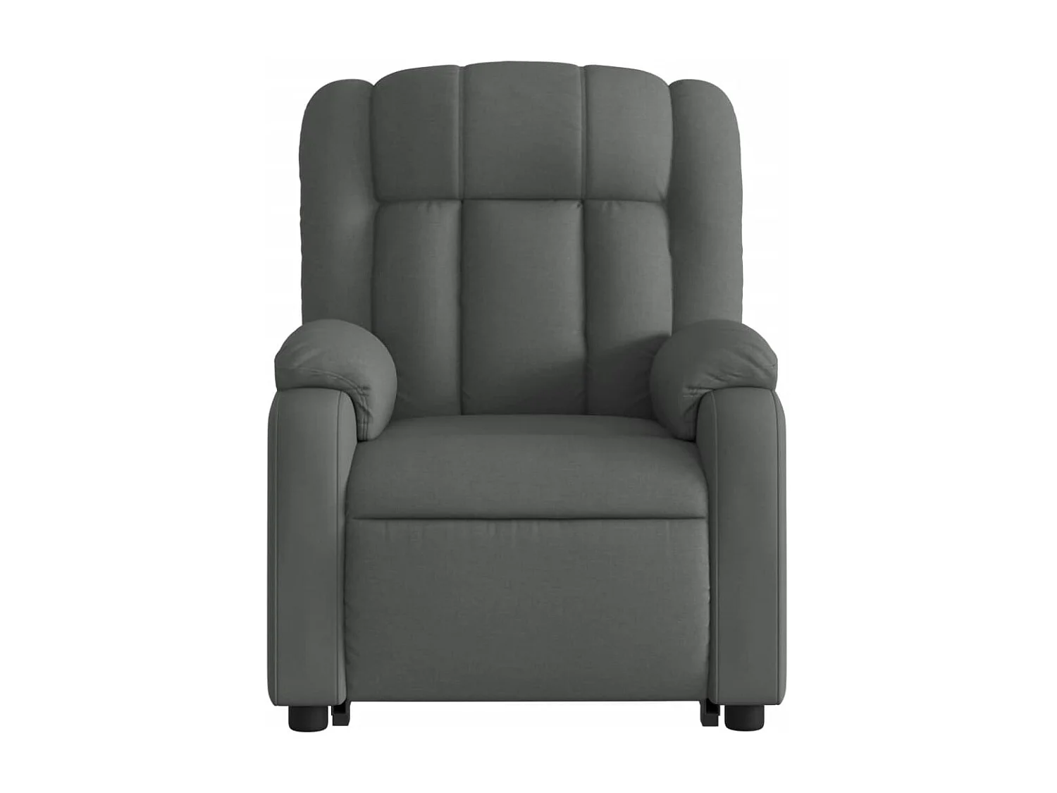 Sillón de relax | Silla | Sillón reclinable elevable de tela gris oscuro SHL5509