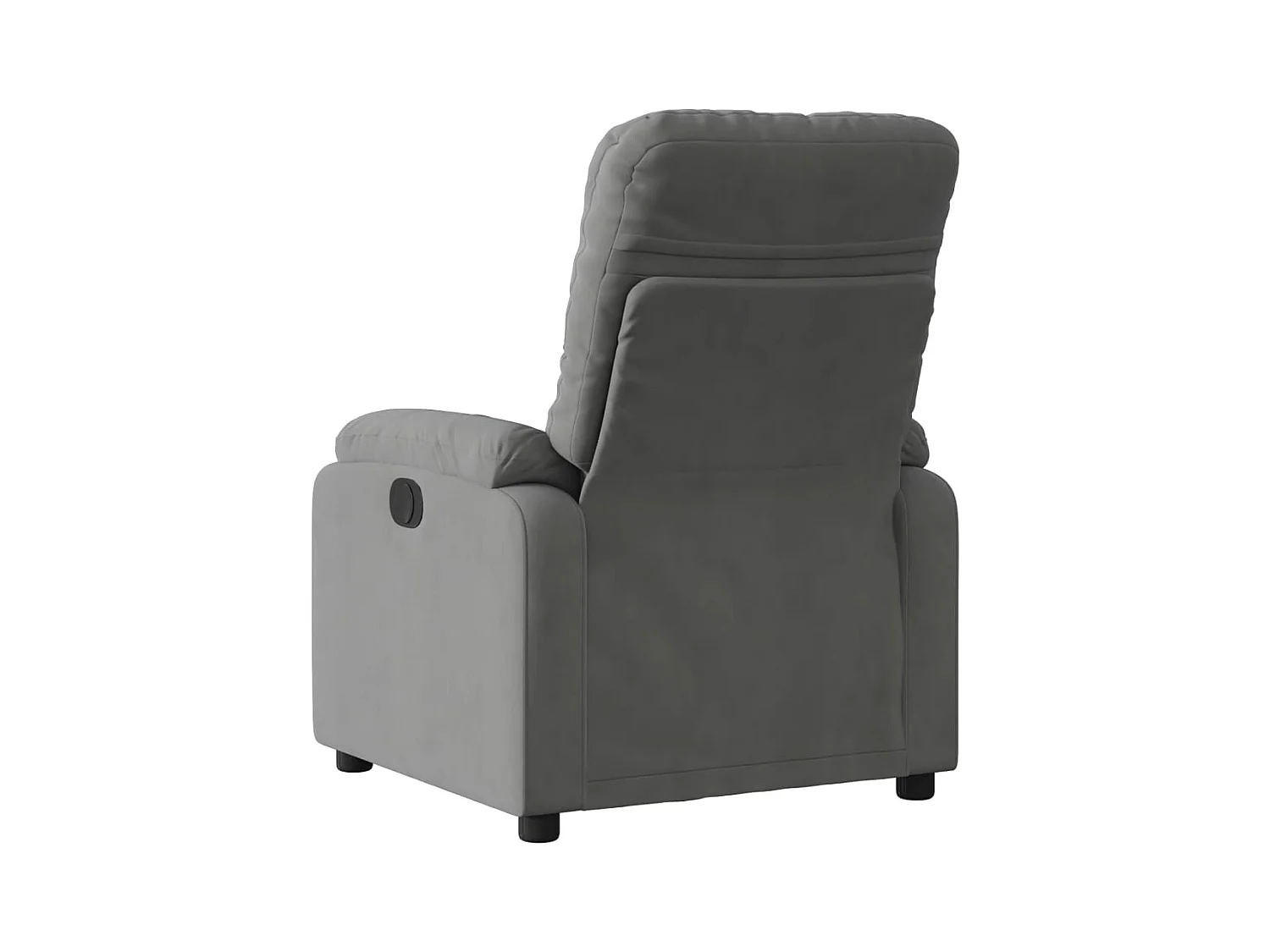 Sillón de relax | Silla | Sillón reclinable tela de microfibra gris oscuro SHL6280