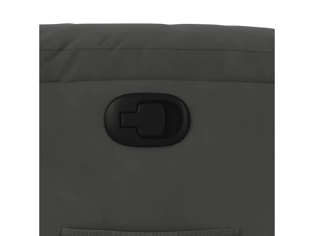 Sillón de relax | Silla | Sillón reclinable tela de microfibra gris oscuro SHL6280