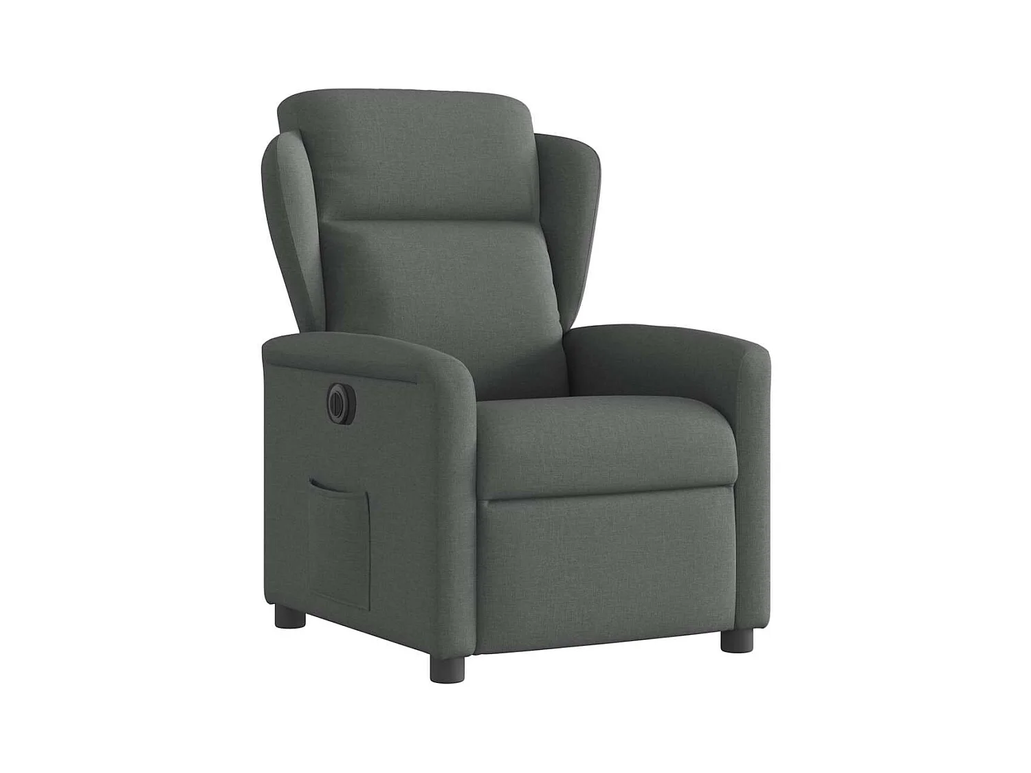 Sillón de relax | Silla | Sillón reclinable eléctrico de tela gris oscuro SHL8313