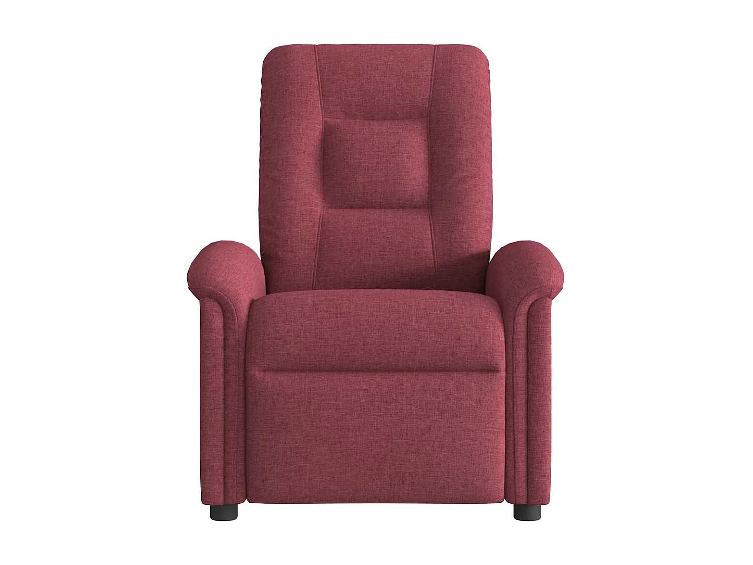 Fauteuil inclinable-Chaise de relax-Fauteuil TV Rouge bordeaux Tissu SHL2150