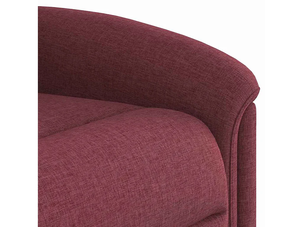 Fauteuil inclinable-Chaise de relax-Fauteuil TV Rouge bordeaux Tissu SHL2150
