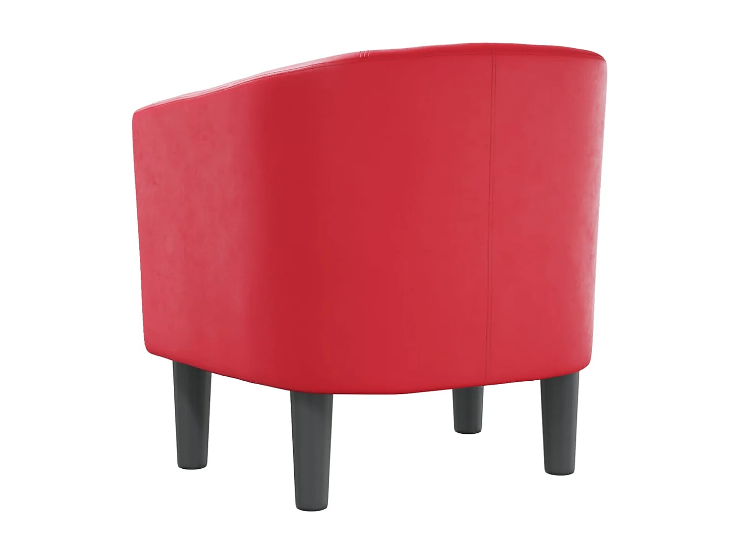 Clubsessel | Relaxsessel indoor Rot Kunstleder SHL80478