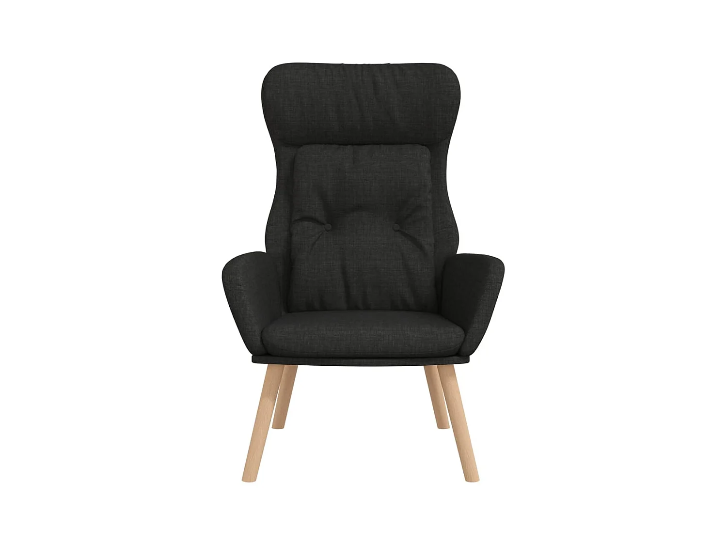 Sillón de relax | Silla de relax de tela negro SHL3894