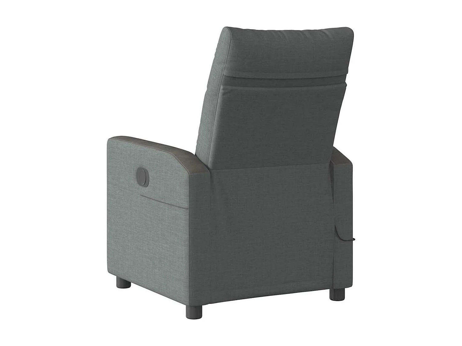 Fauteuil inclinable électrique-Chaise de relax-Fauteuil de Massage gris foncé tissu SHL4559