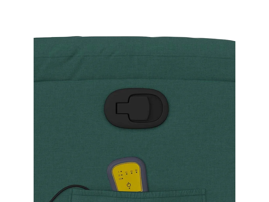 Massage-Relaxsessel | Lounge Sessel indoor dunkelgrüner Stoff SHL65987