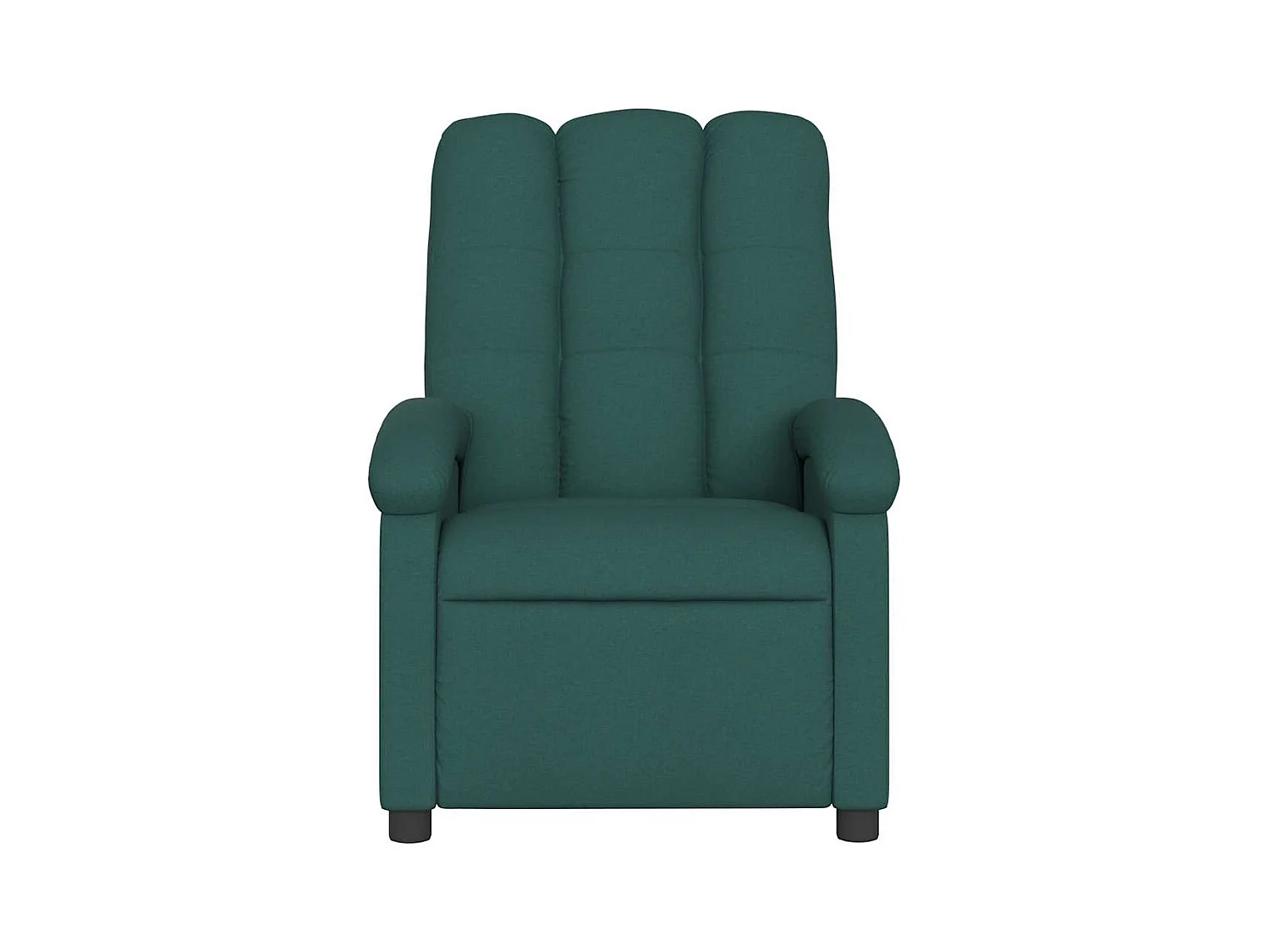 Sillón de relax | Silla | Sillón reclinable de tela verde oscuro SHL7448