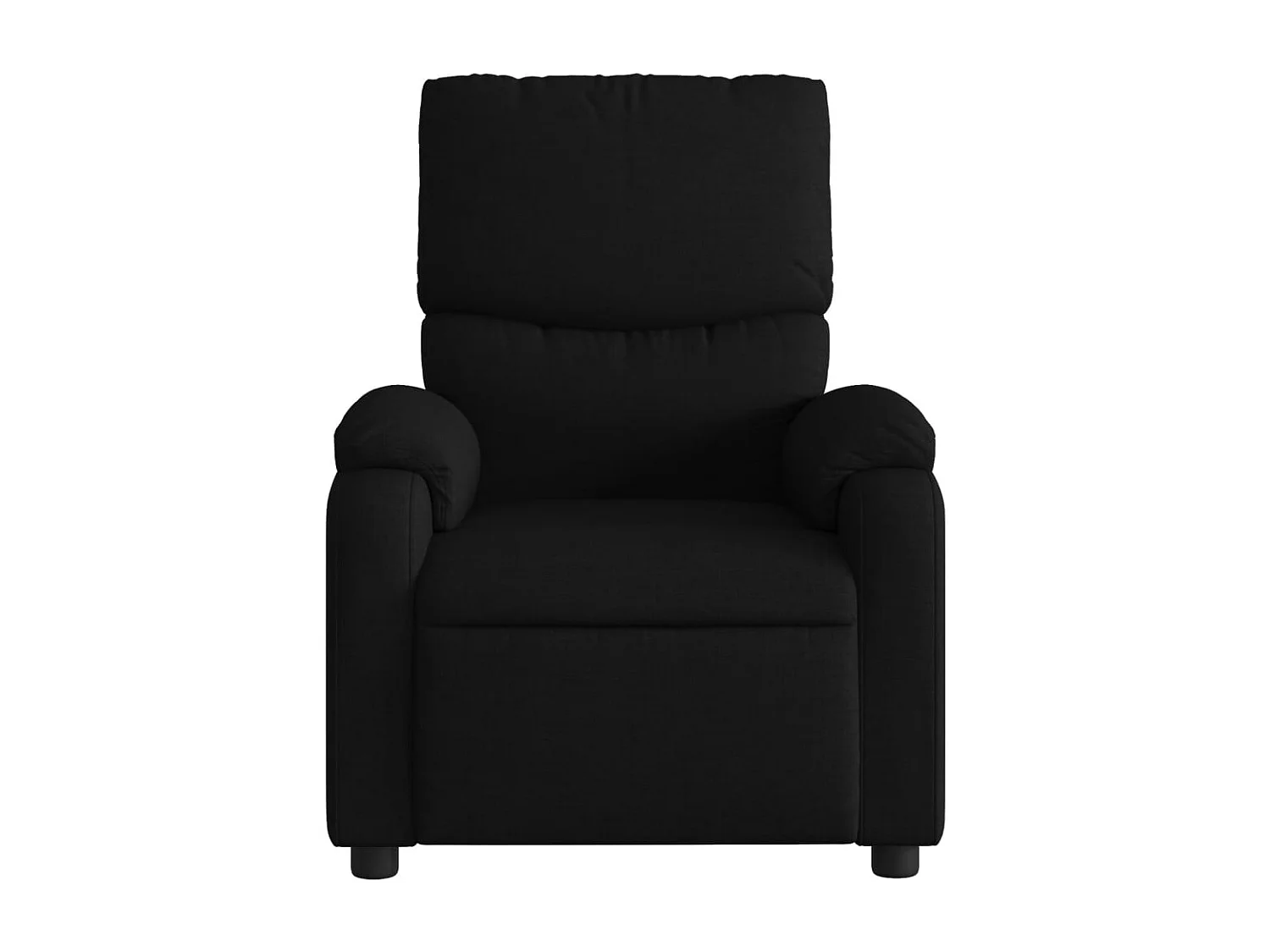 Fauteuil inclinable-Chaise de relax-Fauteuil de Massage noir tissu SHL3391