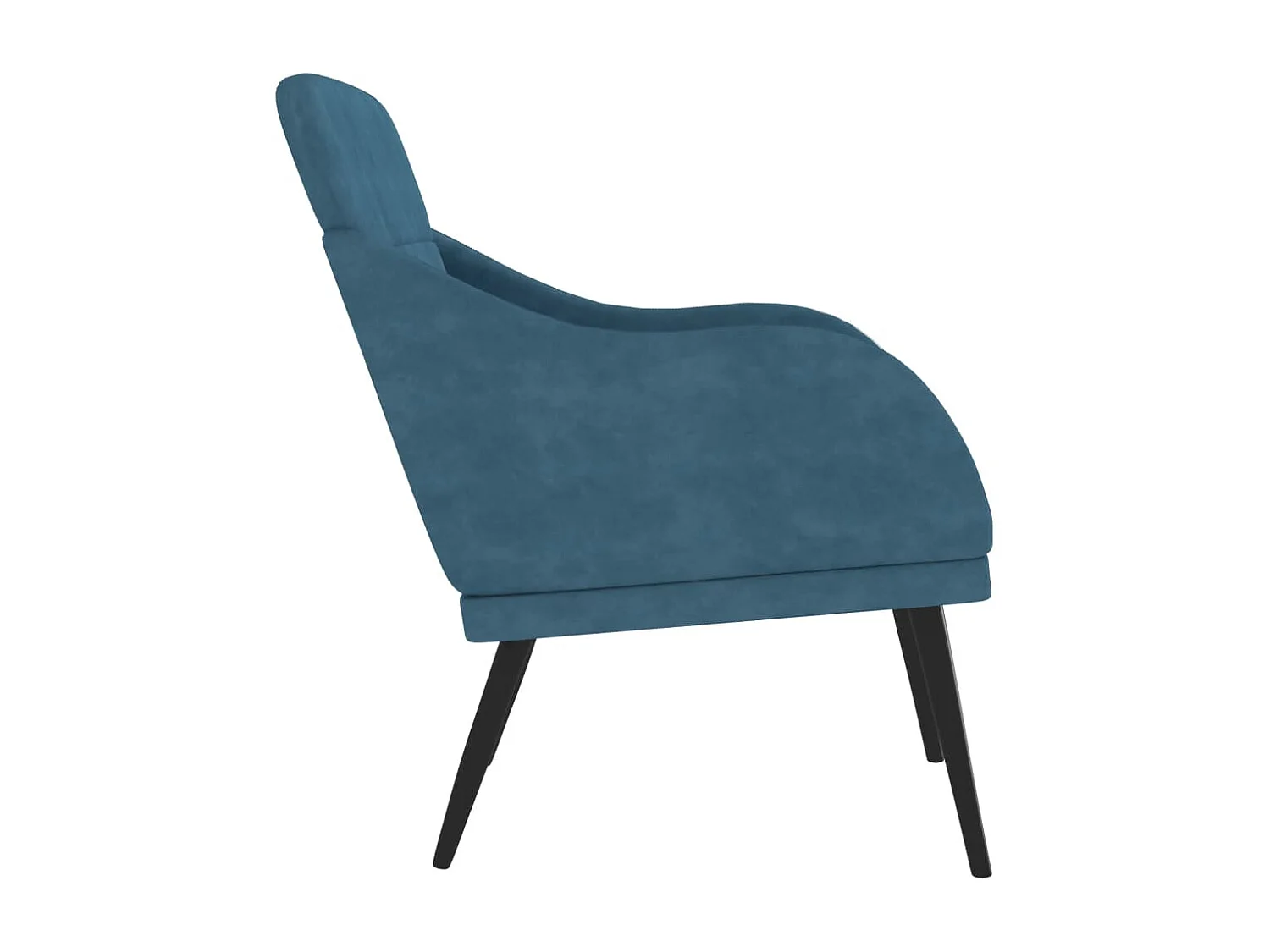 Fauteuil de salon-Fauteuil relax Bleu 63x76x80 cm Velours SHL5287