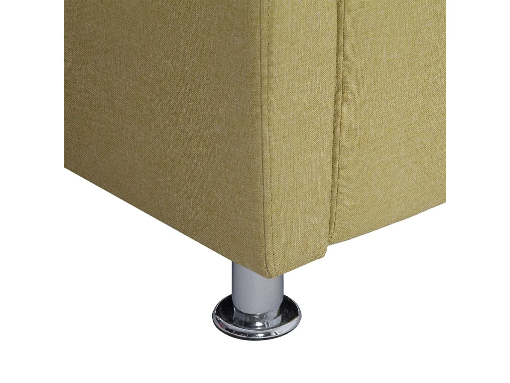 Silla de relax | Sillón en forma de cubo de tela verde SHL6496