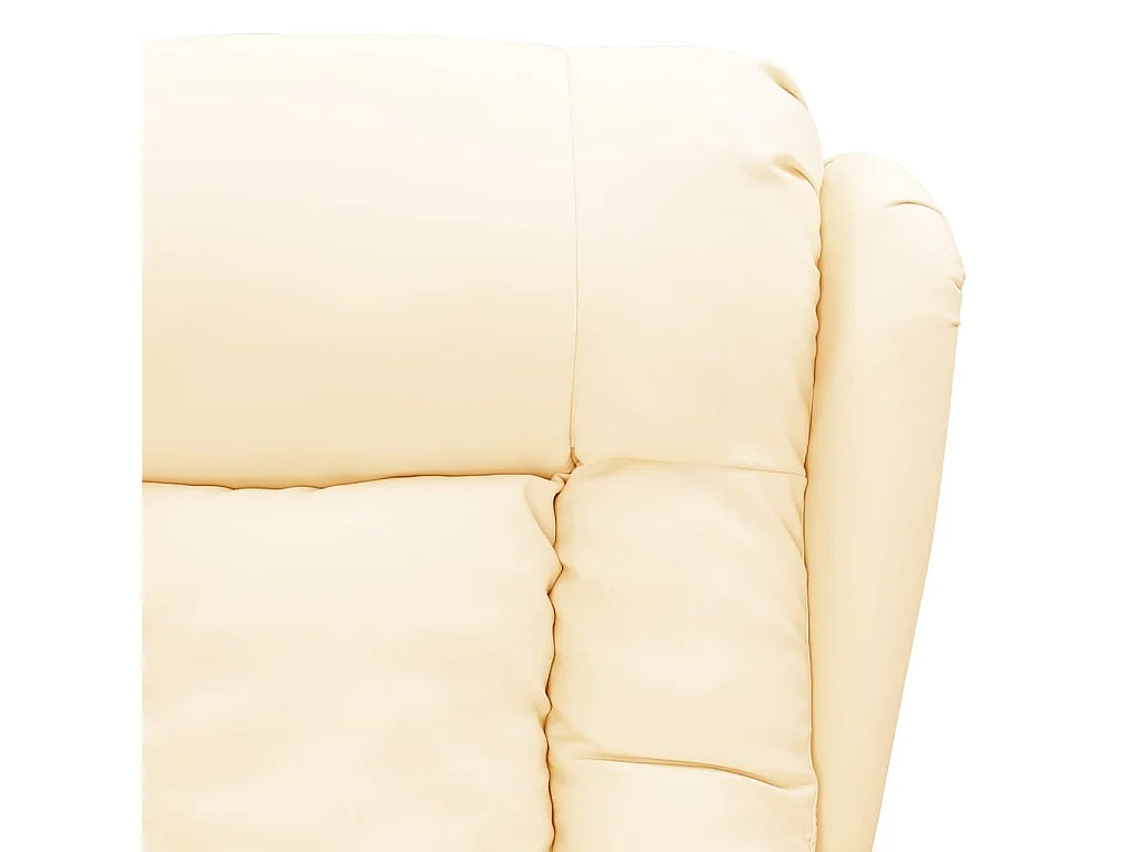 Relaxsessel | Aufstehsessel Creme Kunstleder SHL23067