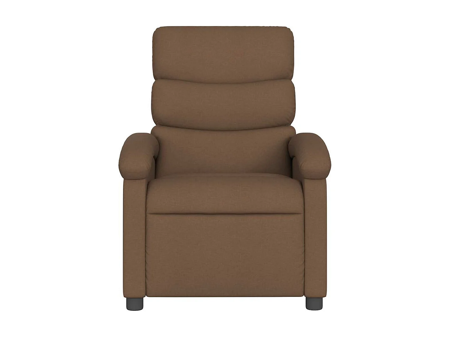Relaxsessel Elektrisch | Lounge Sessel indoor Braun Stoff SHL52841