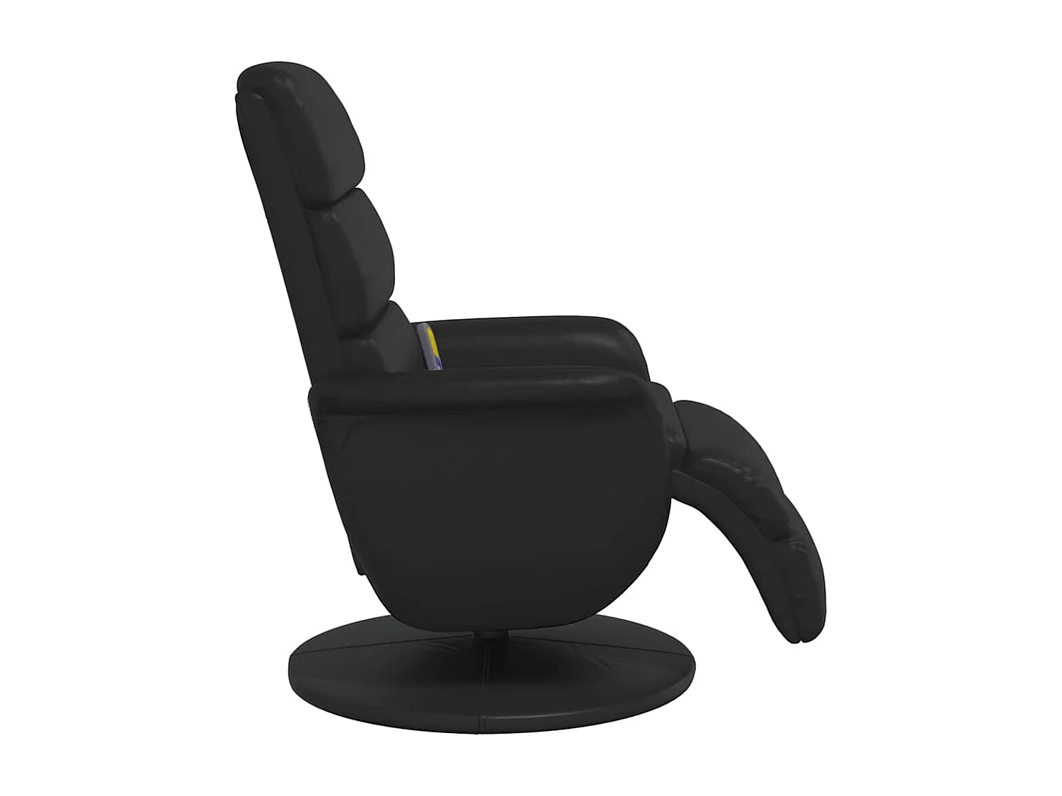 Massagesessel | Relaxsessel mit Fußteil Schwarz Kunstleder SHL8682