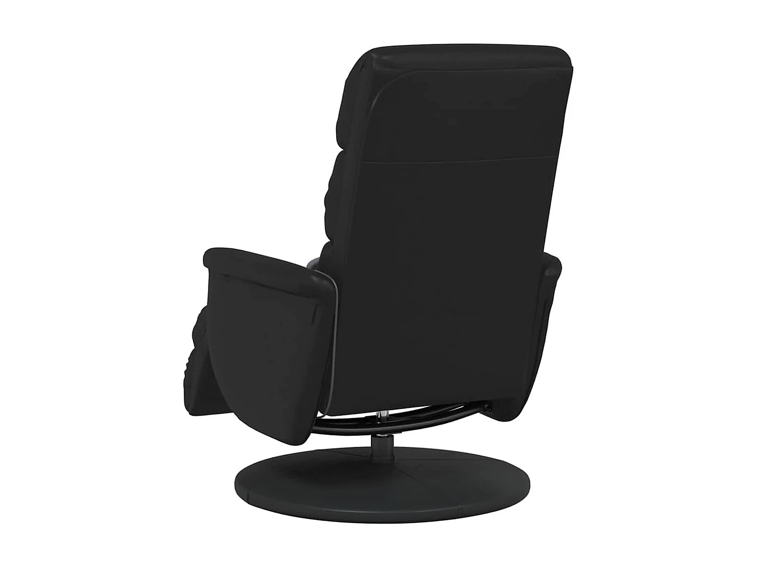 Massagesessel | Relaxsessel mit Fußteil Schwarz Kunstleder SHL8682