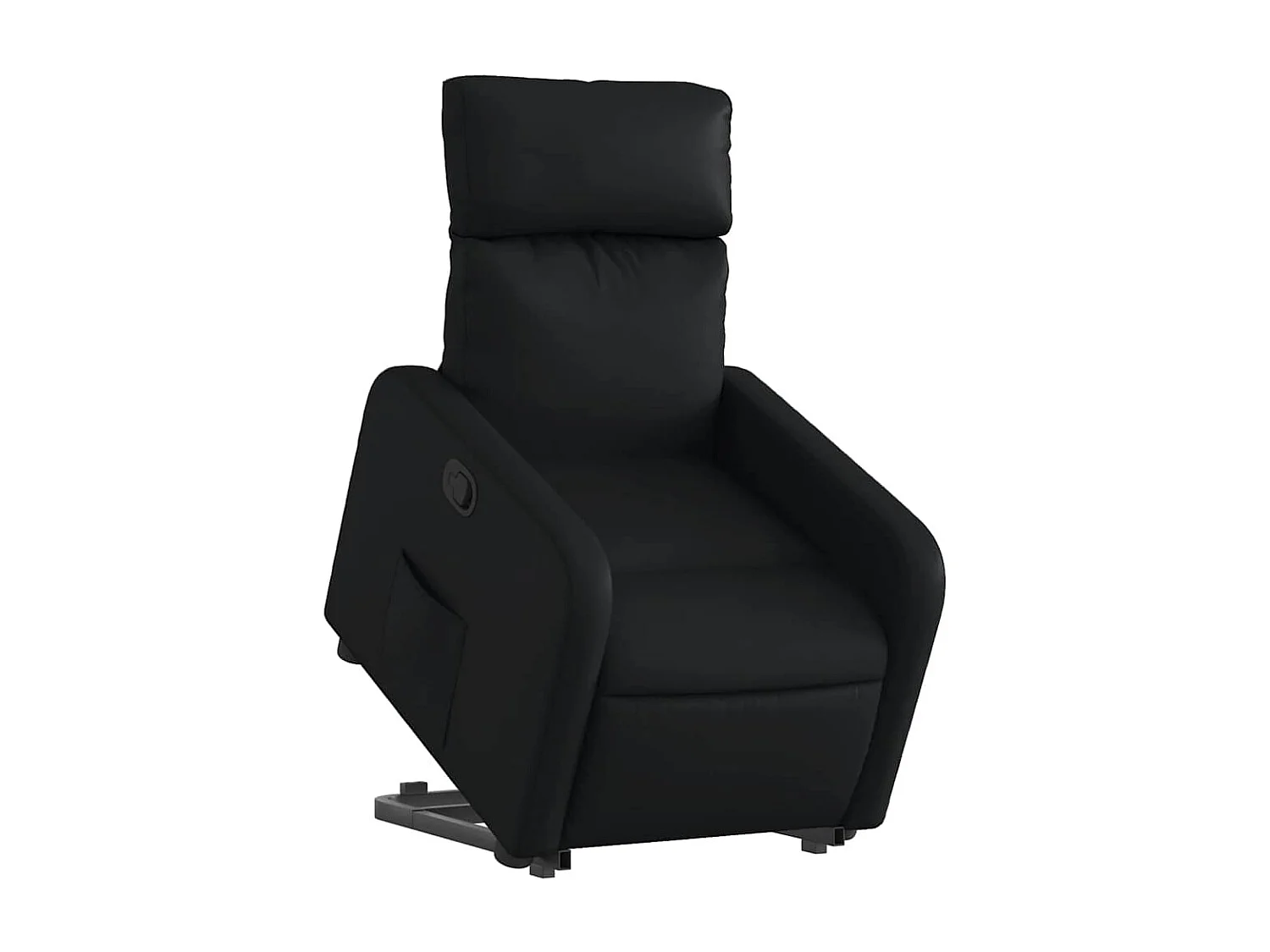 Fauteuil inclinable-Chaise de relax-Fauteuil TV Noir Similicuir SHL1320