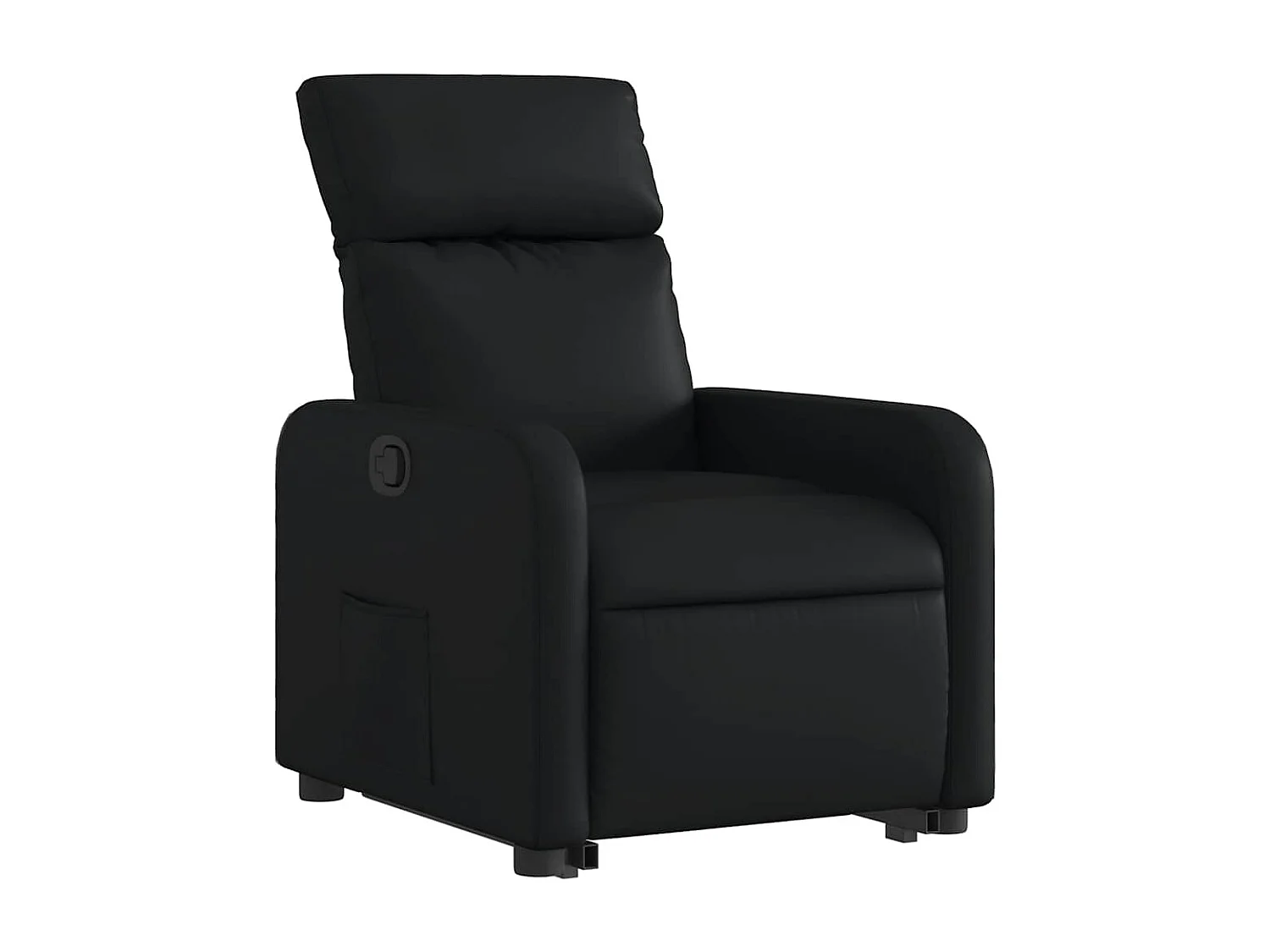 Fauteuil inclinable-Chaise de relax-Fauteuil TV Noir Similicuir SHL1320