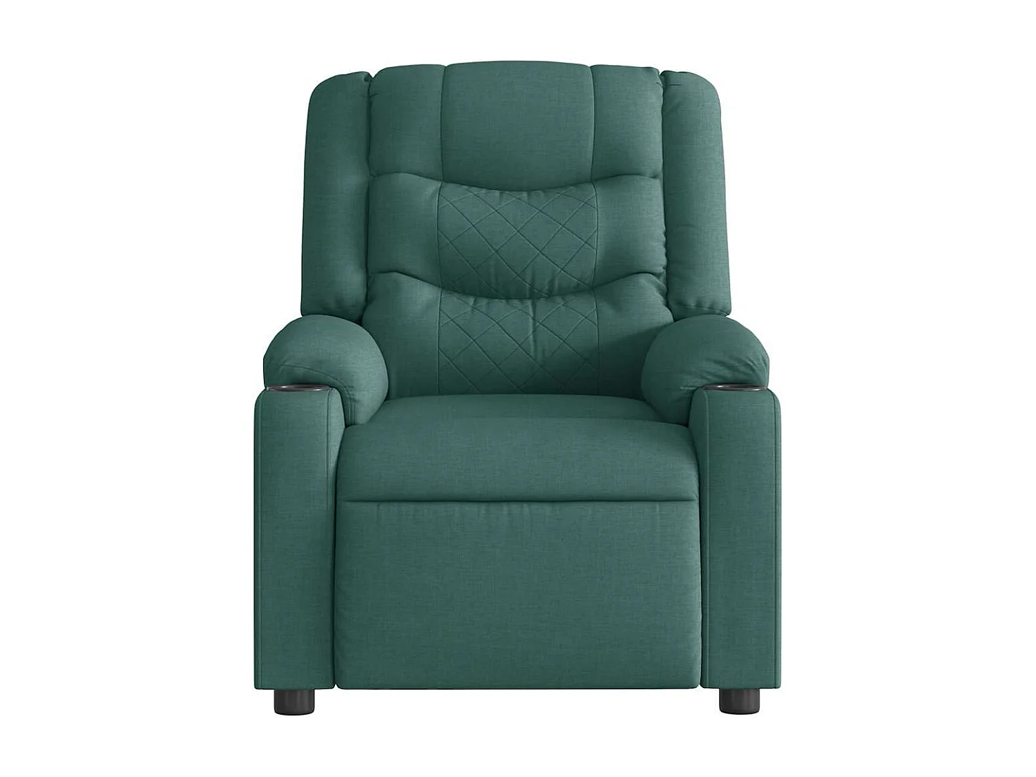 Fauteuil inclinable électrique-Chaise de relax-Fauteuil TV Vert foncé Tissu SHL2823