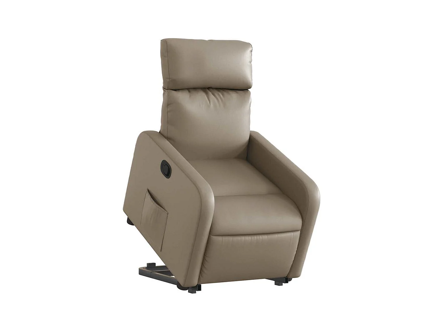 Fauteuil inclinable-Chaise de relax-Fauteuil salon Cappuccino Similicuir SHL3043