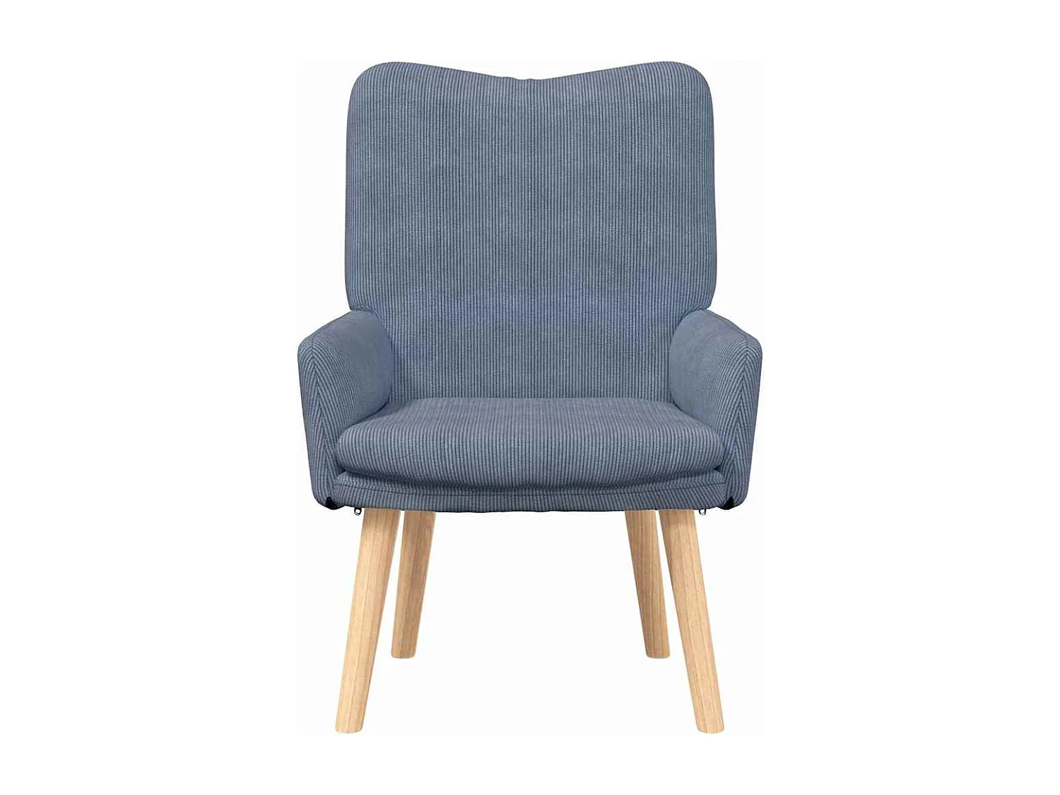 Fauteuil Salon-Chaise de relax Bleu 63x67x94 cm tissu SHL1718
