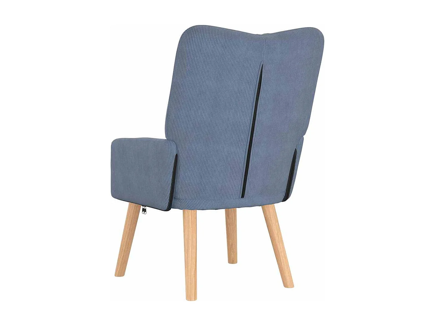 Fauteuil Salon-Chaise de relax Bleu 63x67x94 cm tissu SHL1718