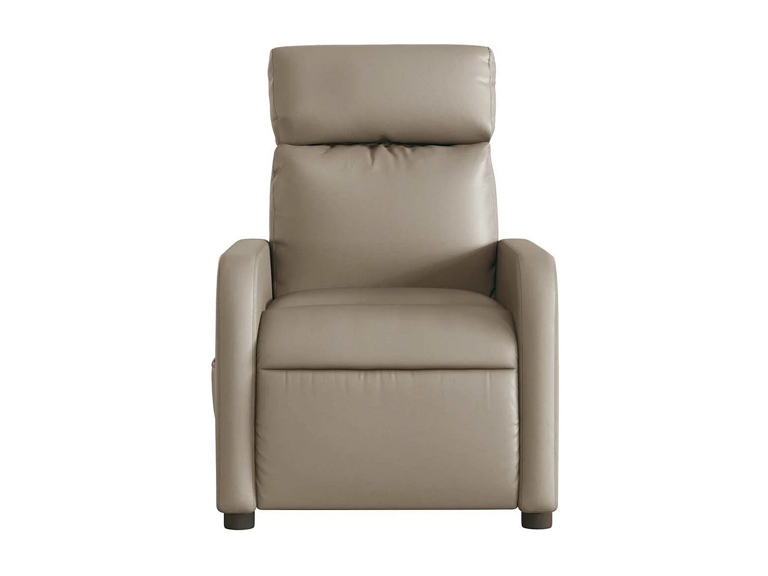 Sillón de relax | Sillón reclinable de masaje eléctrico cuero sintético capuchino SHL8545