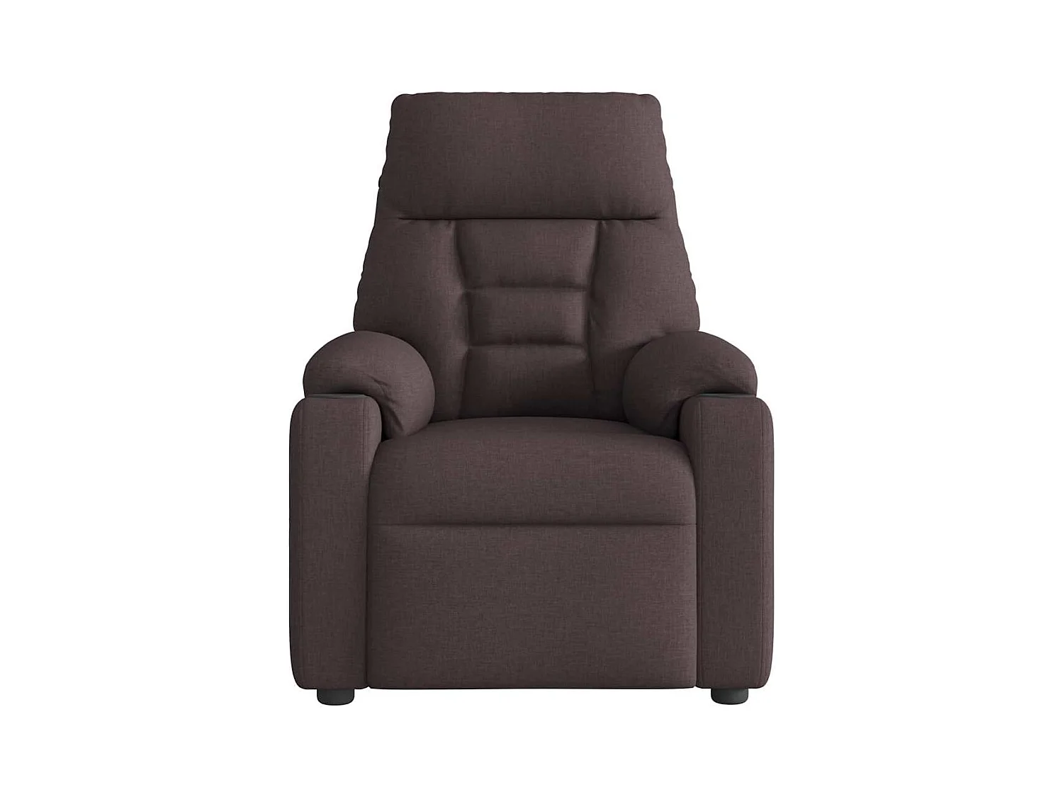 Sillón de relax | Silla | Sillón reclinable de tela marrón oscuro SHL7626