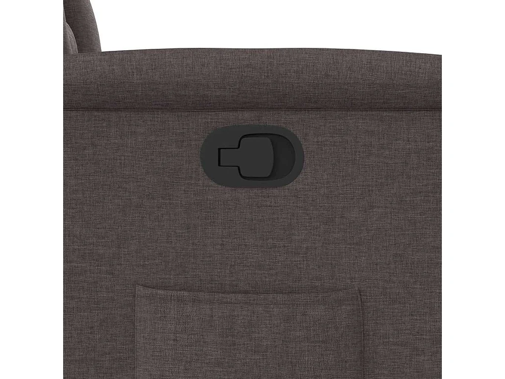 Sillón de relax | Silla | Sillón reclinable de tela marrón oscuro SHL7626