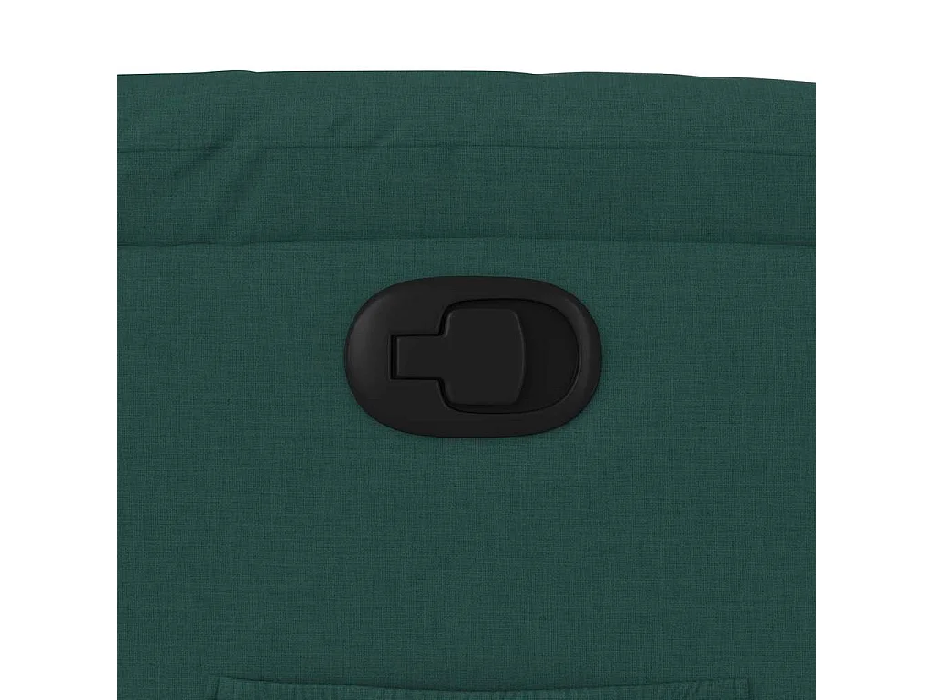 Fauteuil inclinable-Chaise de relax-Fauteuil TV Vert foncé Tissu SHL4976