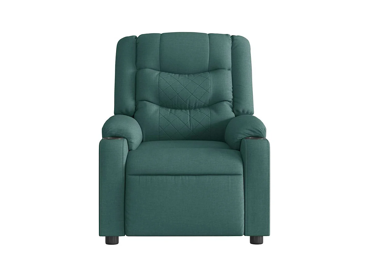 Sillón de relax | Silla | Sillón reclinable de tela verde oscuro SHL6042